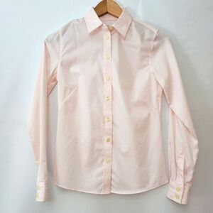 Banana Republic Pale Pink Non Iron Fitted Button Down Shirt